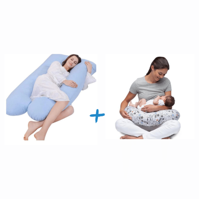 Pregnancy pillow for comfortable and restful sleep. BUNDLE offer Lebanon